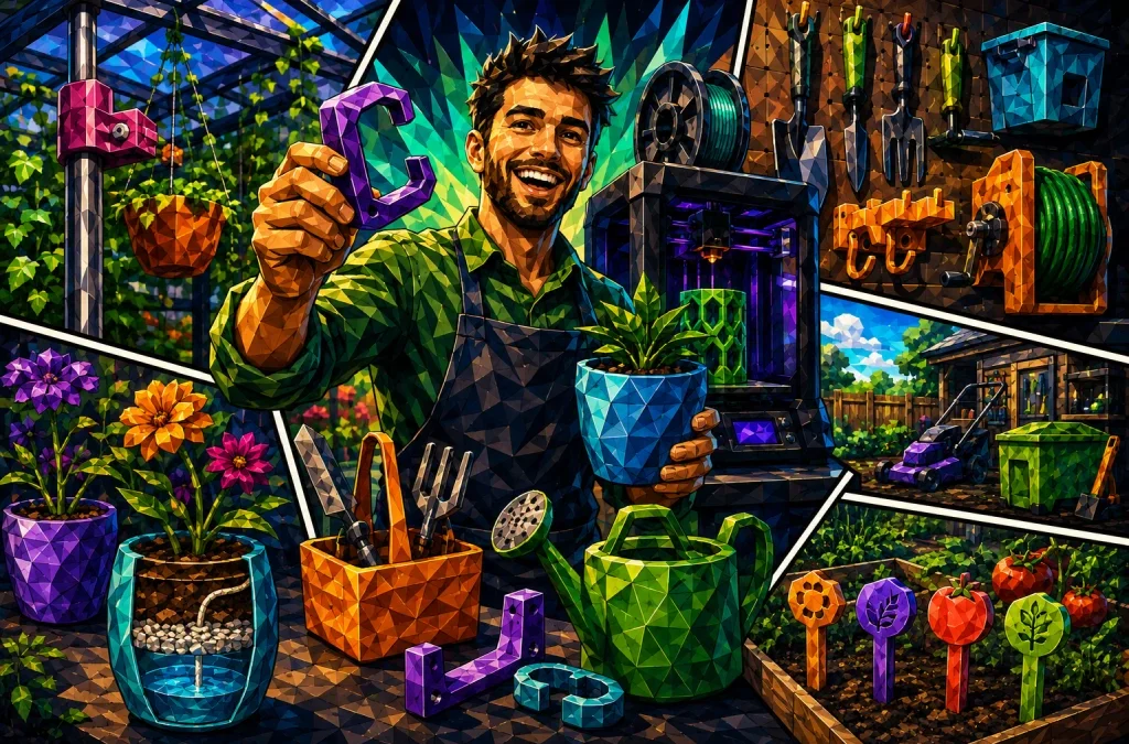 3D print for the garden: practical tools and creative decoration