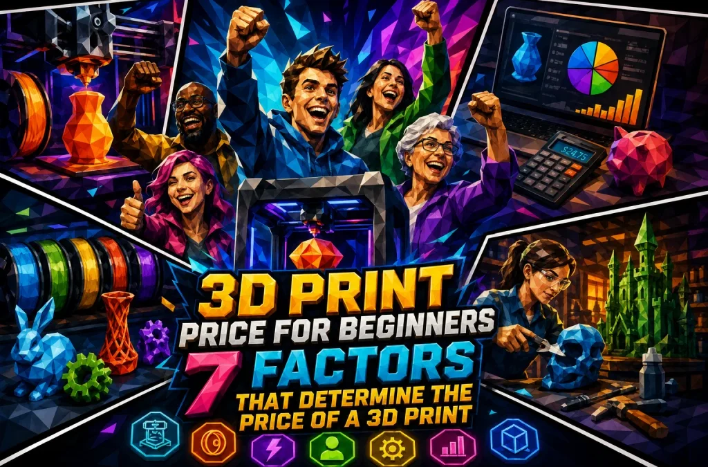 What determines the price of a 3D print?