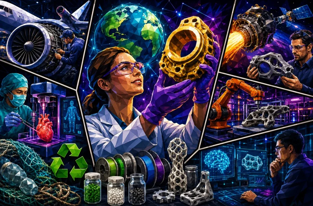 Future 3D print materials define the industry’s next step