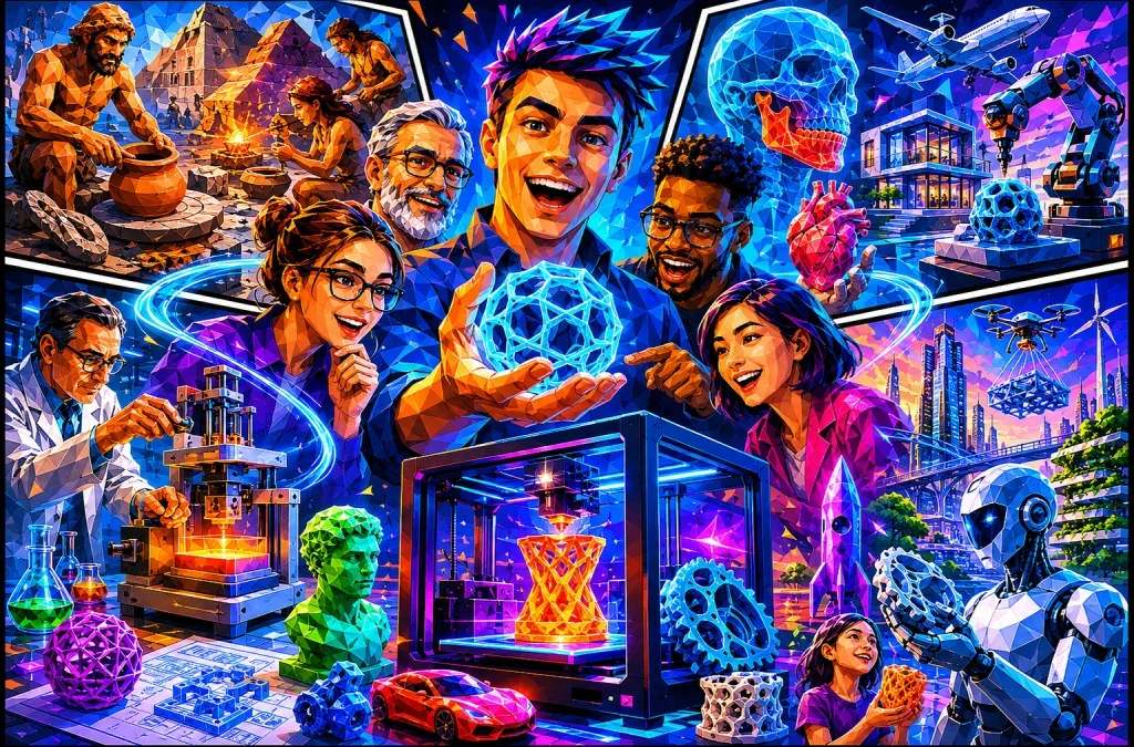 The history of 3D print