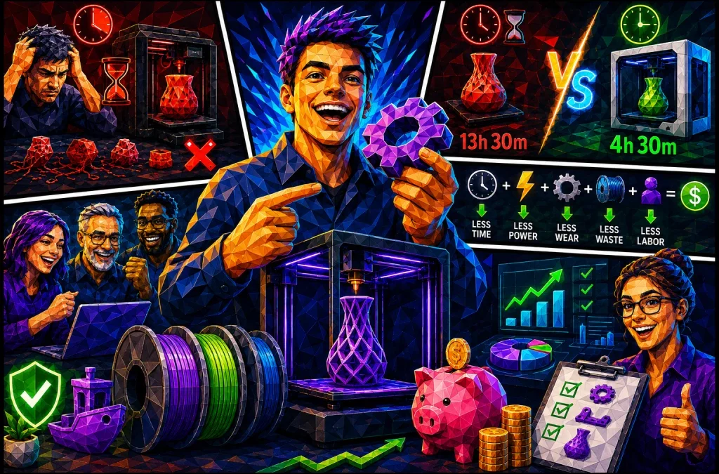 3D print time is money – why speed is the most important factor for your price